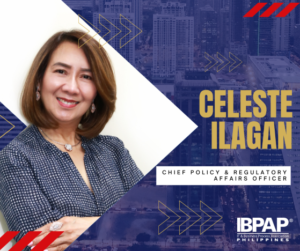 The IT and Business Process Association of the Philippines (IBPAP) welcomes long-time ally and industry trailblazer Celeste Ilagan as its Chief Policy & Regulatory Affairs Officer.