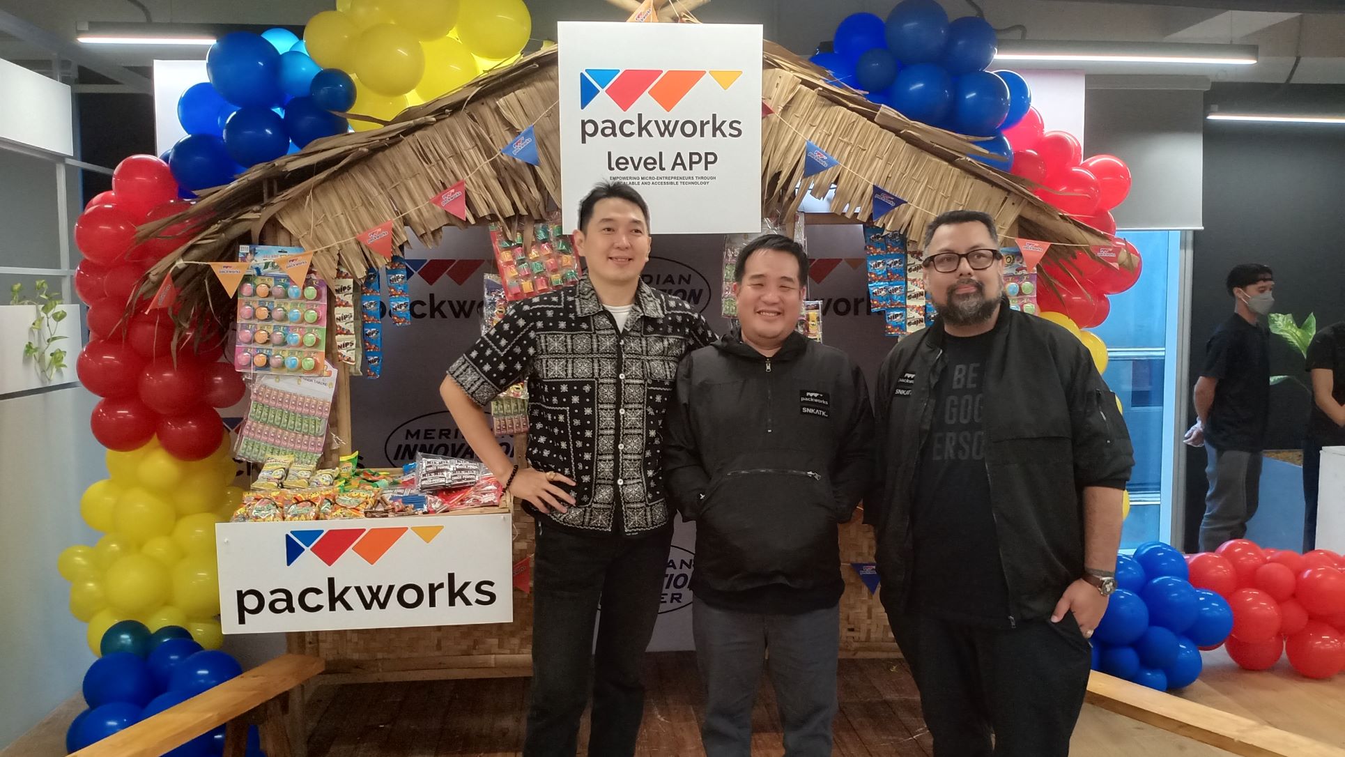 Packworks co-founders Bing Tan, Hubert Yap, and Ibba Bernardo