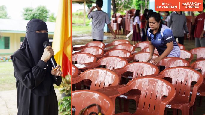 Sitti Adges submitted the winning video for the Barangay Shopee contest, and her wish was to provide all students of Jose P. Rizal National High School with new school chairs