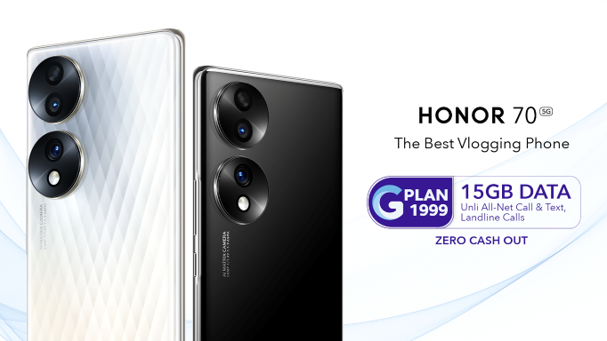 HONOR 70 5G now available via Globe Postpaid Plans with Zero Cash Out