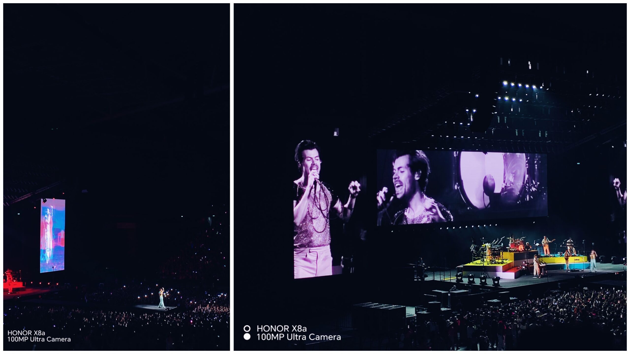 HONOR X8a shots in Harry Styles concert.