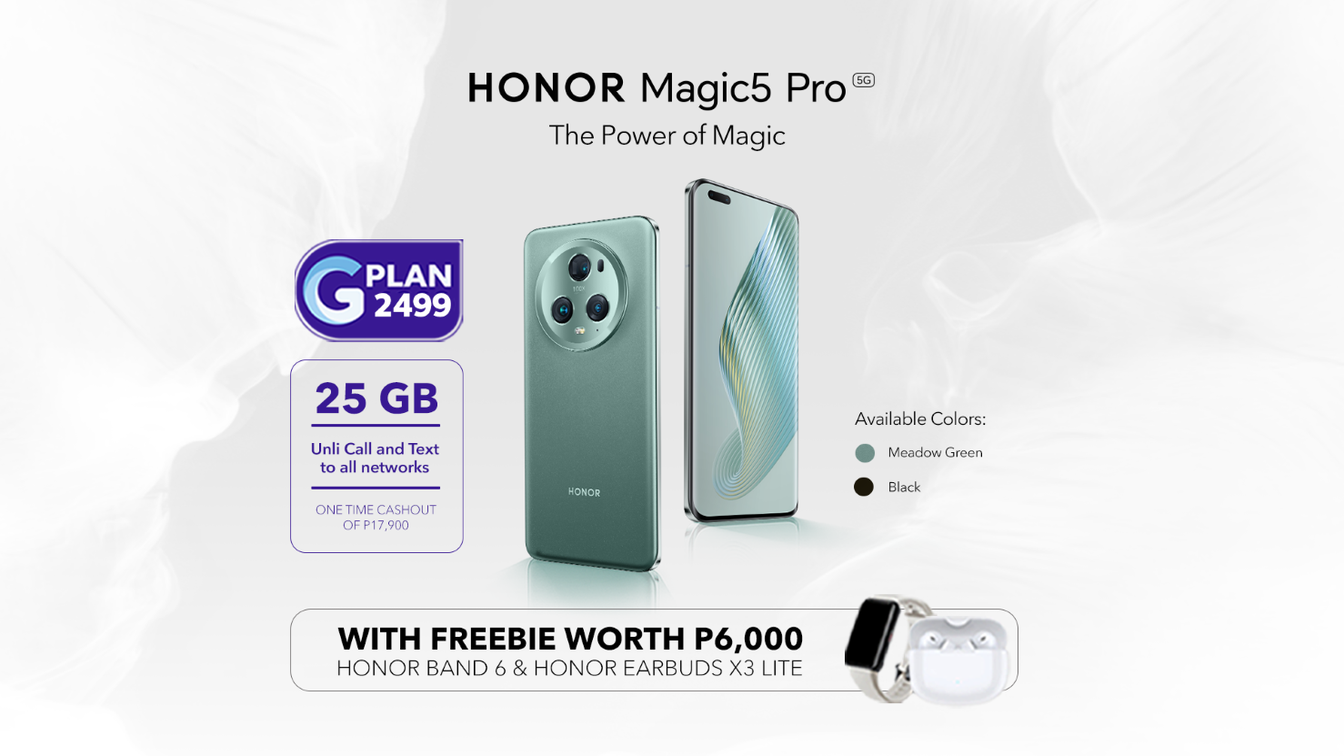 HONOR Magic5 Pro on Globe Postpaid Plans