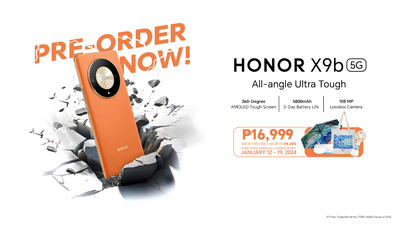 HONOR X9b 5G is priced at ₱16,999!