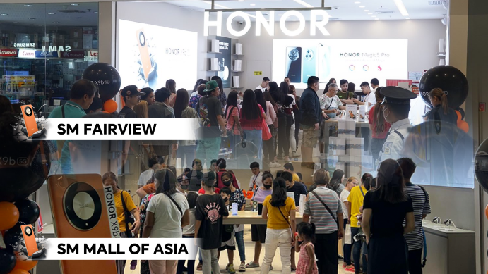 HONOR X9b 5G pre-order claims in SM Mall of Asia and SM Fairview