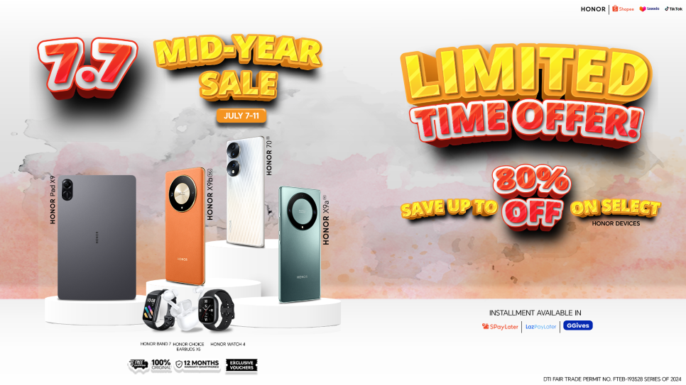 7.7 Mid-Year Sale