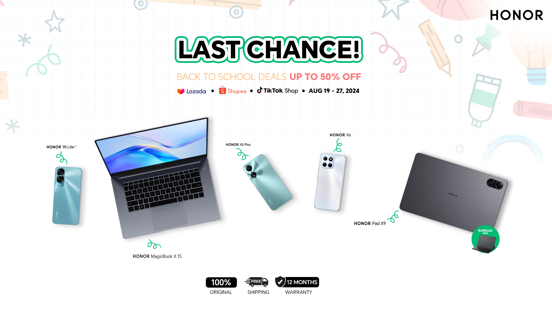 HONOR Back-to-School Promo