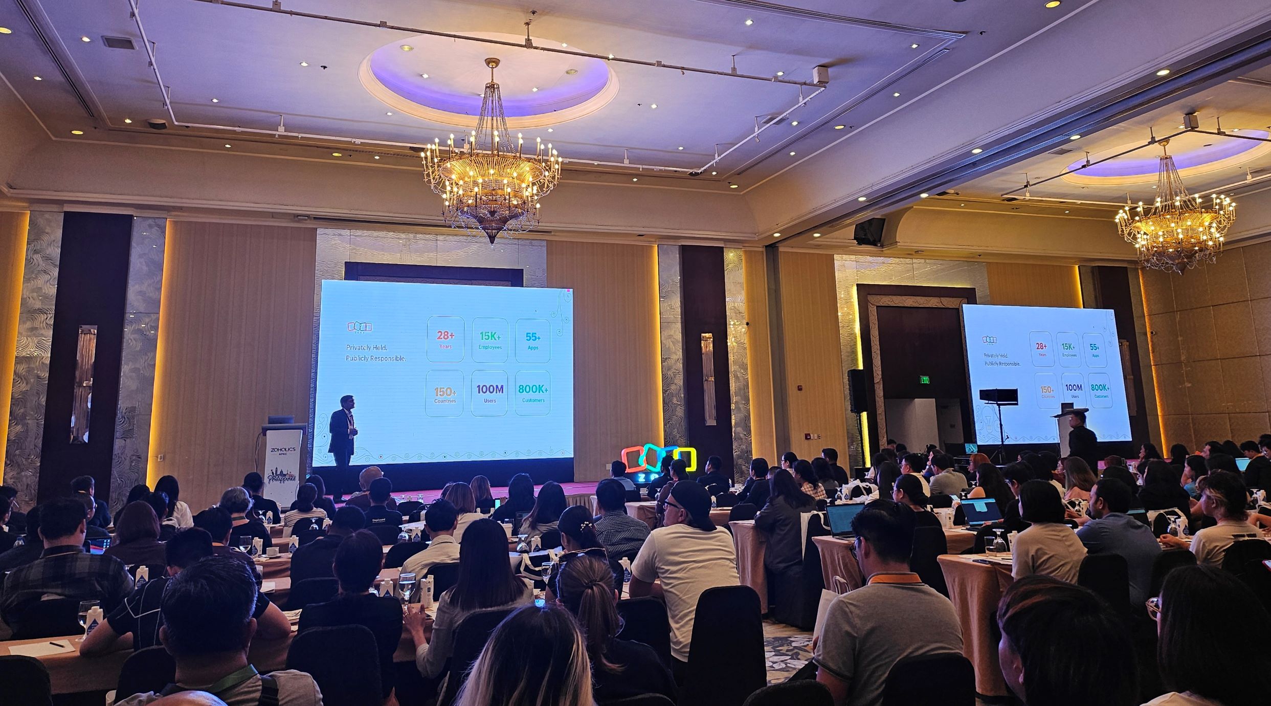 With over 400 attendees, Zoho's user conference, Zoholics, convenes in Manila and remains as Zoho's most highly attended event in the South East Asian region.